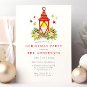 Rustige  Kandle Lantern kerstfeest Kaart