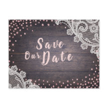 Rustige kant en blush glitter van hout, behalve de