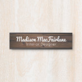 Rustige Kantoor Deurtekens Teken Hout Grain stijl Deurbordje (Voorkant)