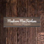 Rustige Kantoor Deurtekens Teken Hout Grain stijl Deurbordje