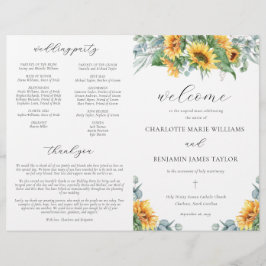 Rustige katholieke Wedding Mass Ceremony-programma