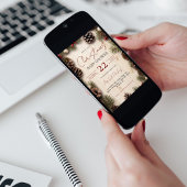 Rustige Kerst Dennenkegel Bessen Hout Baby Borrel Kaart