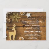 Rustige kerst-feestdag in het land kaart (Voorkant)