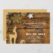 Rustige kerst-feestdag in het land kaart (Voorkant / Achterkant)