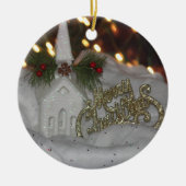 Rustige Kerst - Gepersonaliseerd Ornament (Voorkant)