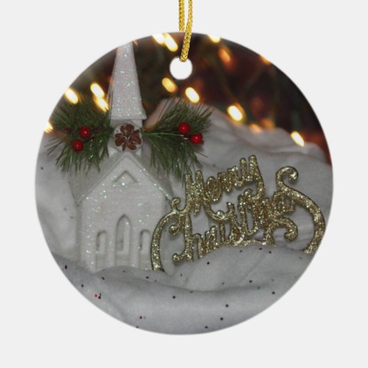 Rustige Kerst - Gepersonaliseerd Ornament (Voorkant)