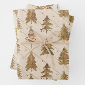 Rustige kerst inpakpapier vel (In situ)