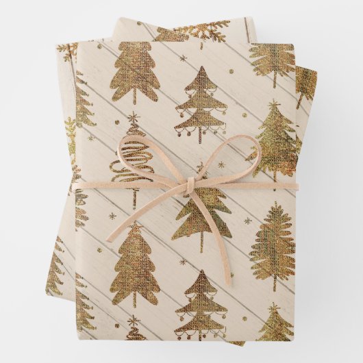 Rustige kerst inpakpapier vel (In situ)