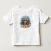 Rustige kerst kerstfeestvreugde kinder shirts (Voorkant)