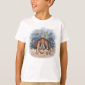 Rustige kerst kerstfeestvreugde t-shirt (Voorkant)