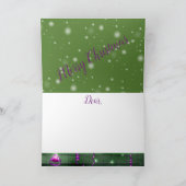 Rustige kerst nieuwjaren kaart (Binnen)