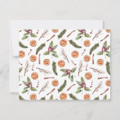 Rustige kerst notitiekaartje (Achterkant)