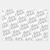 Rustige kerst snowflakes voor kerst inpakpapier vel (Voorkant)