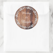 Rustige Kerst stickers voor 'Merry & Bright' feest (Tas)