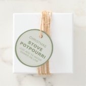 Rustige kerst Stove Potpourri Bedankjes Labels (In situ)