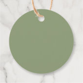 Rustige kerst Stove Potpourri Bedankjes Labels (Achterkant)