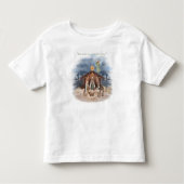 Rustige kerst traditionele feestdag kinder shirts (Voorkant)
