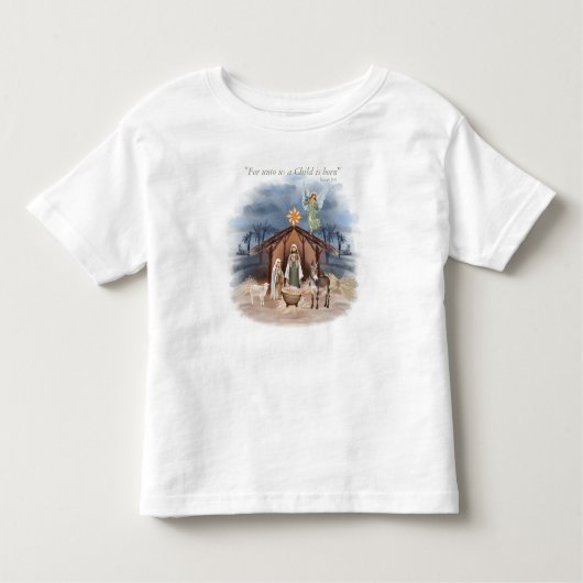 Rustige kerst traditionele feestdag kinder shirts (Voorkant)