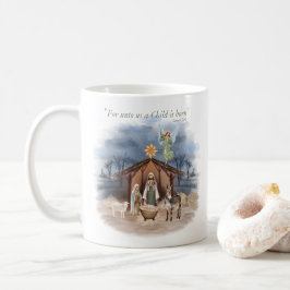 Rustige kerst traditionele feestdag koffiemok