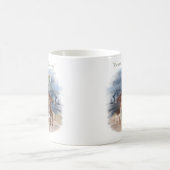 Rustige kerst traditionele feestdag koffiemok (Center)