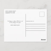 Rustige kerstavond feestdag met kerstfeestdag briefkaart (Achterkant)