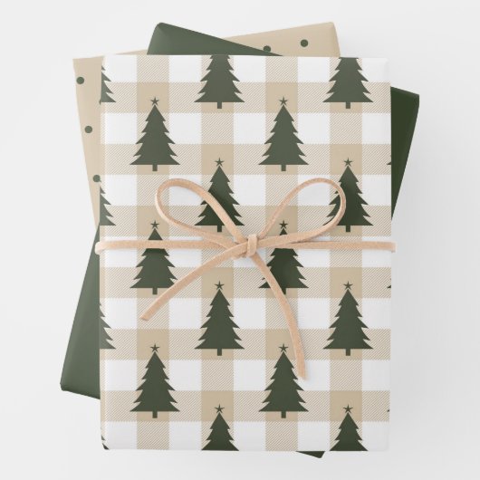 Rustige kerstavond inpakpapier vel (In situ)