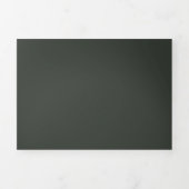 Rustige kerstavond met rendieren en konijn drieluik wenskaart (Cover)