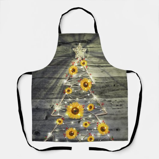 Rustige kerstavond schort (Voorkant)