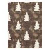 Rustige kerstbomen tafelkleed (Voorkant)