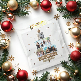 Rustige kerstboom | 5 Foto's collage Bedankzakje