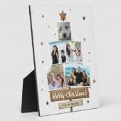 Rustige kerstboom | 5 Foto's collage Fotoplaat (Zijkant)