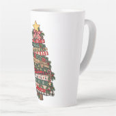 Rustige Kerstboom Latte Mok (Rechterhoek)