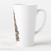 Rustige Kerstboom Latte Mok (Rechts)