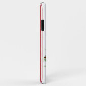 Rustige kerstboom met rode kruis Case-Mate iPhone case (Achterkant/rechts)