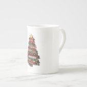 Rustige Kerstboom Porselein Kop (Voorkant rechts)