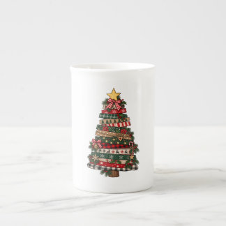 Rustige Kerstboom Porselein Kop