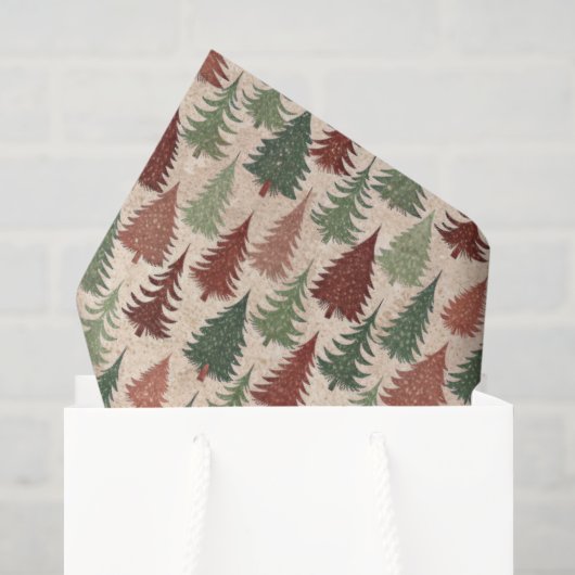 Rustige Kerstboom Tissuepapier (Cadeauzakje)