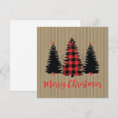 Rustige kerstboombosjes Trio (Voorkant / Achterkant)