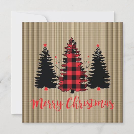 Rustige kerstboombosjes Trio (Voorkant)