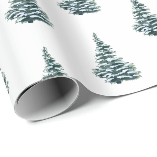 Rustige kerstboomcadeautjes cadeaupapier (Rol Hoek)