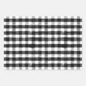 Rustige kerstbuffelkoordbril inpakpapier vel (Voorkant)