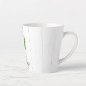 Rustige kerstcactus Succulent Holiday Latte Mok (Rechts)