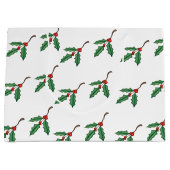 Rustige kerstcadeau voor Holly Gift Groot Cadeauzakje (Voorkant)