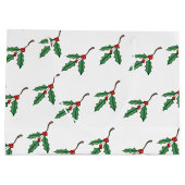 Rustige kerstcadeau voor Holly Gift Groot Cadeauzakje (Achterkant)