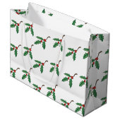 Rustige kerstcadeau voor Holly Gift Groot Cadeauzakje (Voorkant Gekanteld)