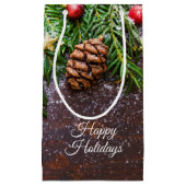 Rustige kerstcadeautas klein cadeauzakje (Voorkant)