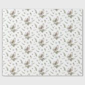 Rustige kerstcadeautjes voor ooiland cadeaupapier (Vlak)