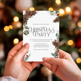 Rustige Kerstfeest Uitnodiging | Witte Kerst