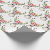 Rustige kerstfeestdag cadeaupapier (Hoek)