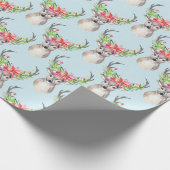 Rustige kerstfeestdag cadeaupapier (Hoek)